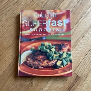 like NEW condition ( NEVER USED) Cooking Light Super fast suppers cookbook